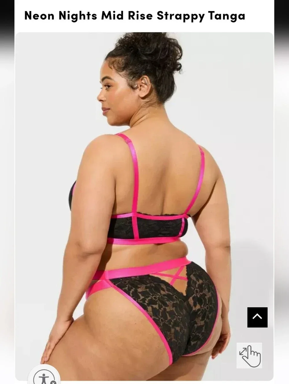 NWOT Set Torrid Lace Bralette & Matching Tanga Panty 3841-CY